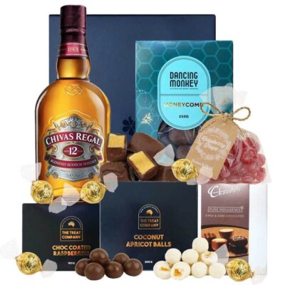 Scotch, Honeycomb & Truffles Hamper For Him - Large