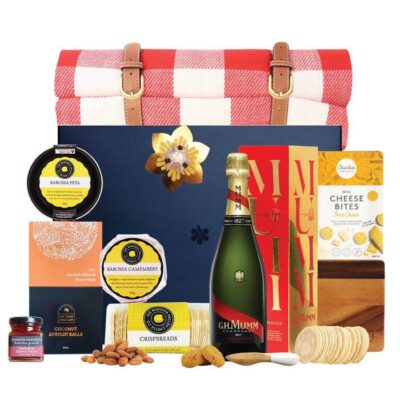 Champagne Gift Hamper with Cheese & Nuts - Extra Large