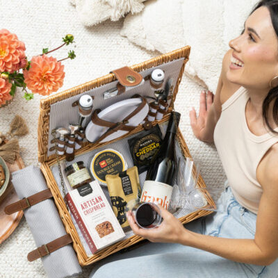 Cheese and Shiraz Picnic Basket